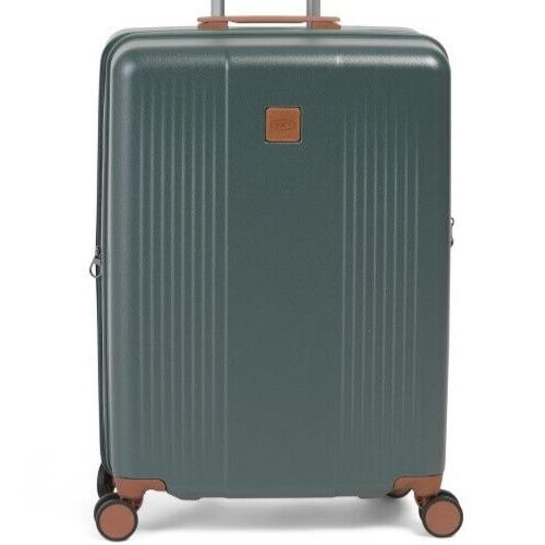 Brics 26in Green Striped Expandable Hardcase Tsa Lock 8 Wheel Spinner