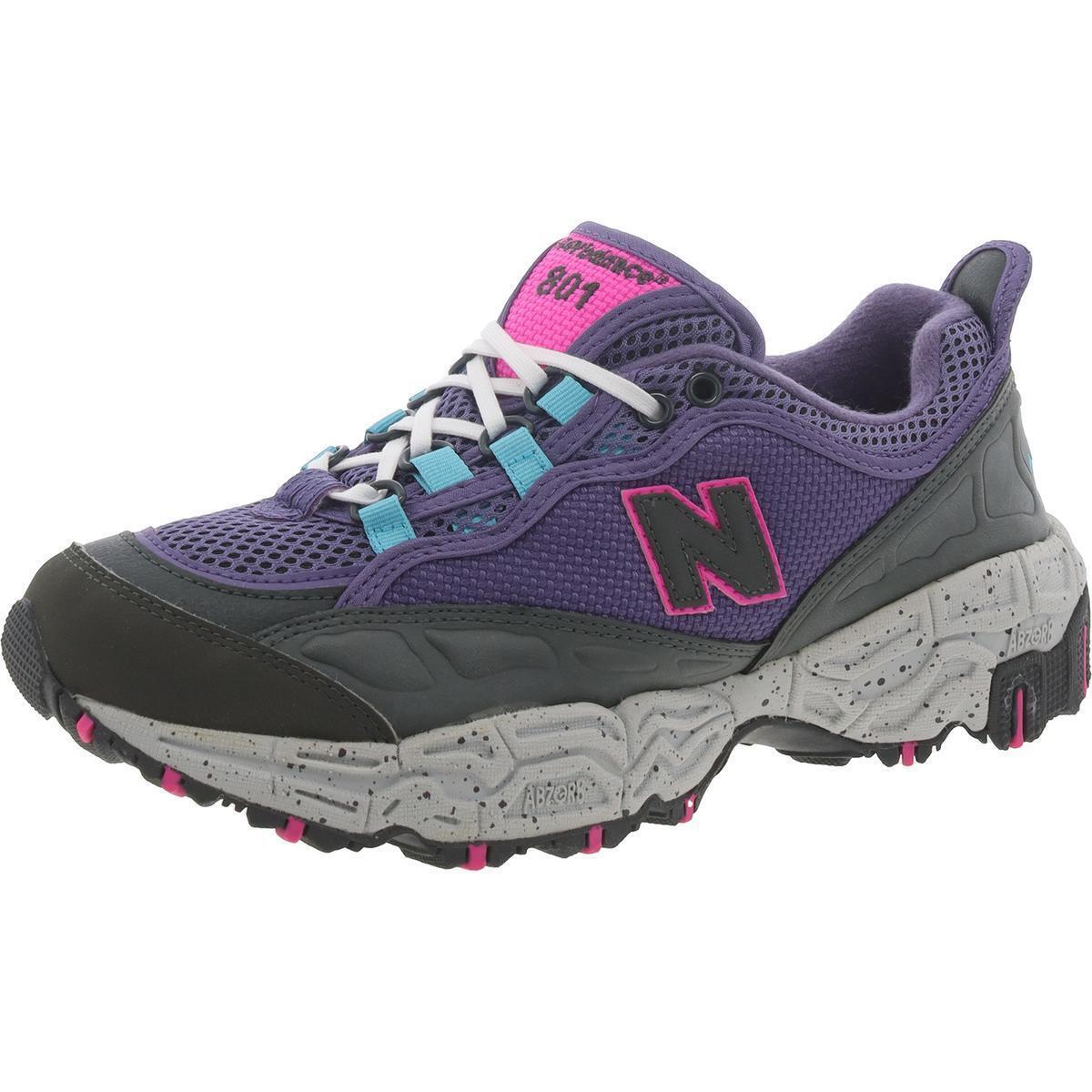 New Balance Mens Purple Lace-up Running Training Shoes 10 Medium D Bhfo 7441 - Purple