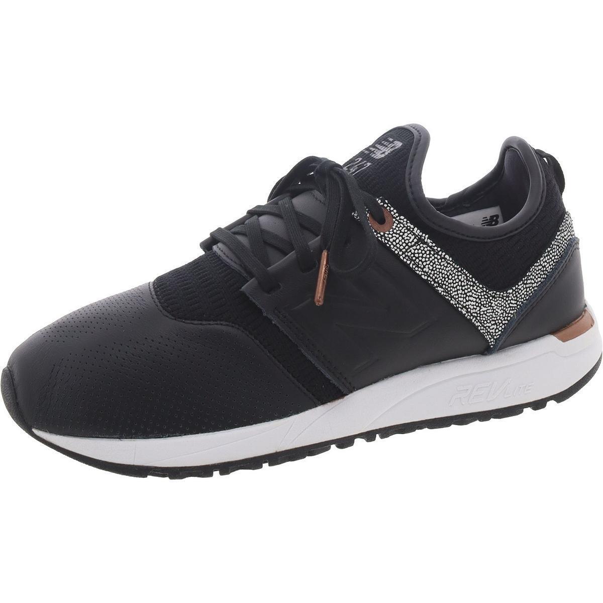 New Balance Womens Black Gym Running Training Shoes 7 Medium B M Bhfo 1515 - Black