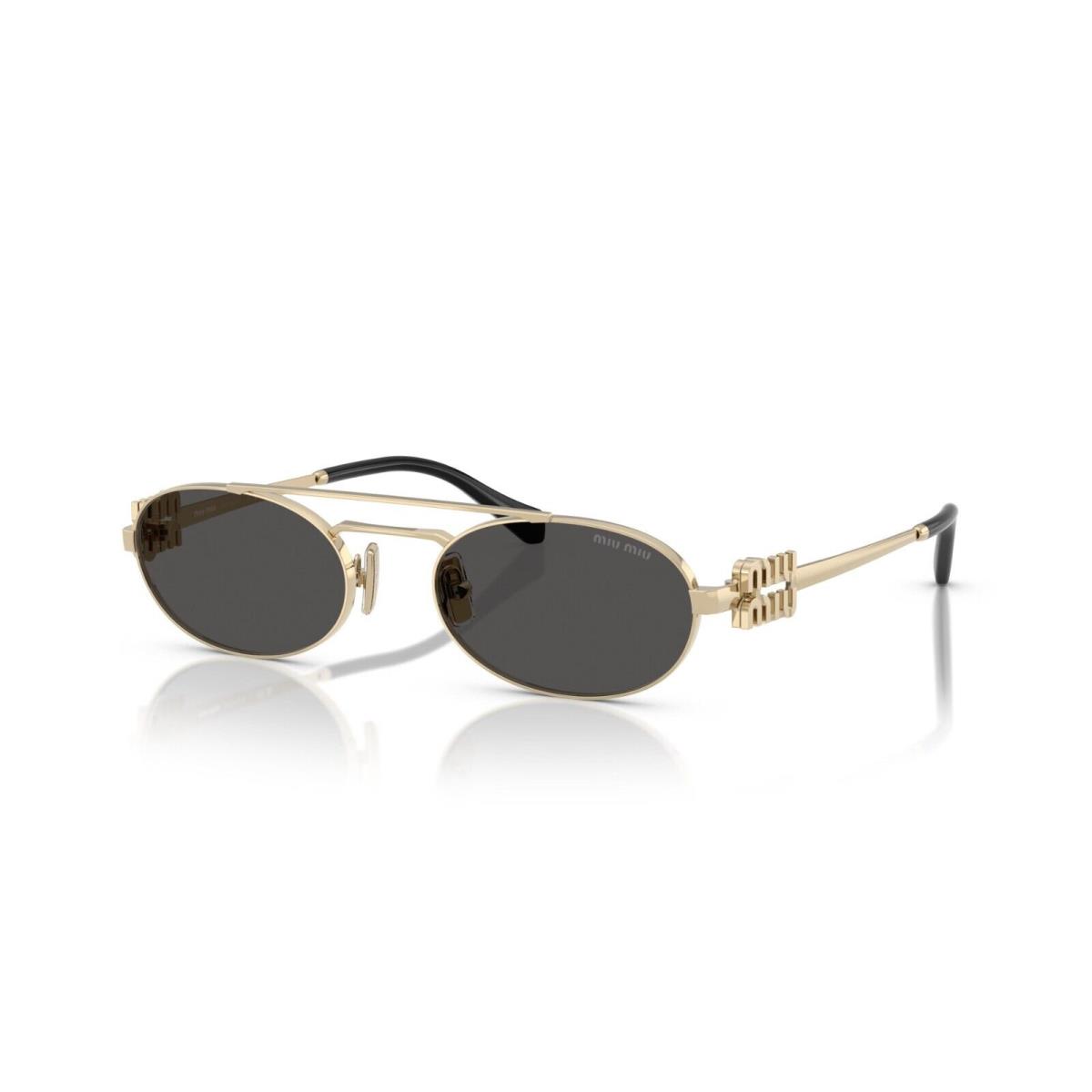 Miu Miu Smu 54ZS Pale Gold/grey ZVN08Z Sunglasses