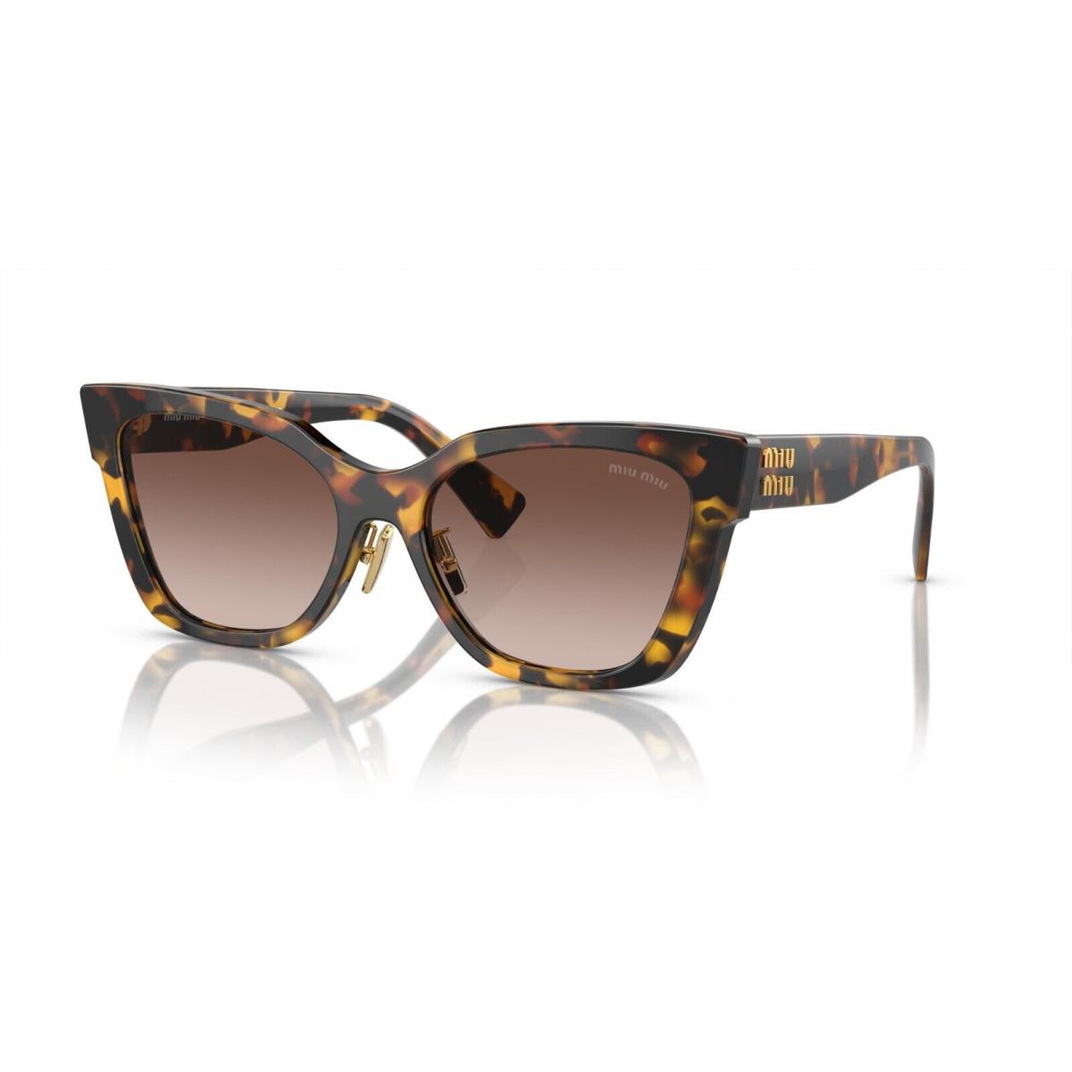 Miu Miu MU 02ZS Havana/brown Shaded VAU-6S1 Sunglasses