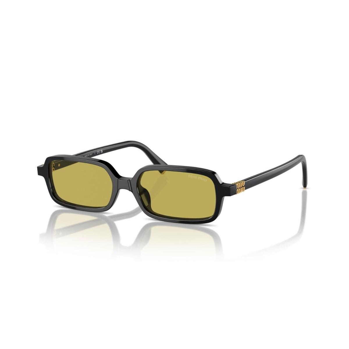 Smu 11ZS Black/green 16K-07O Sunglasses by Miu Miu