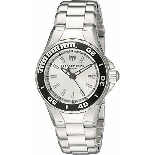 Technomarine 215060 `sea Manta` Swiss Quartz Stainless Steel Watch Silver-tone