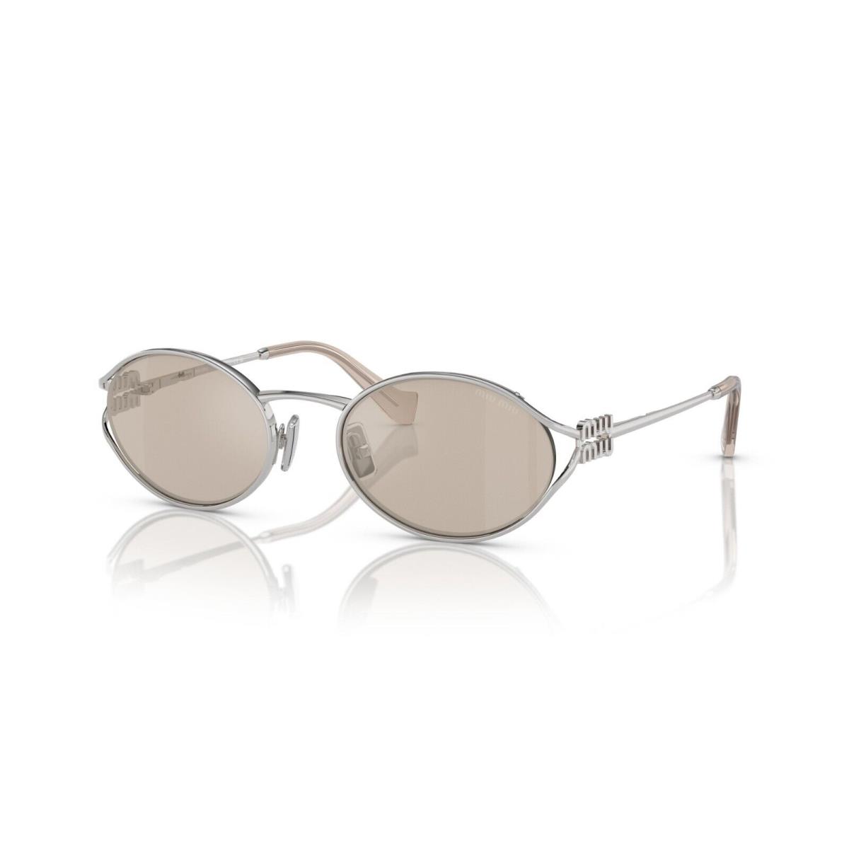 Miu Miu Smu 52YS Silver/beige 1BC-10F Sunglasses
