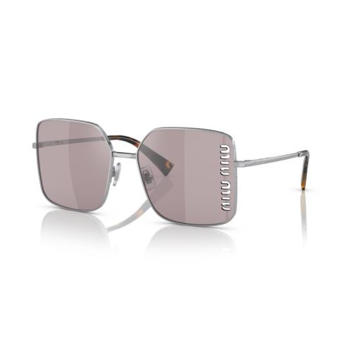 Miu Miu 0MU 51YS Sunglasses Sun Glasses 1BC03V Silver 60 Unisex