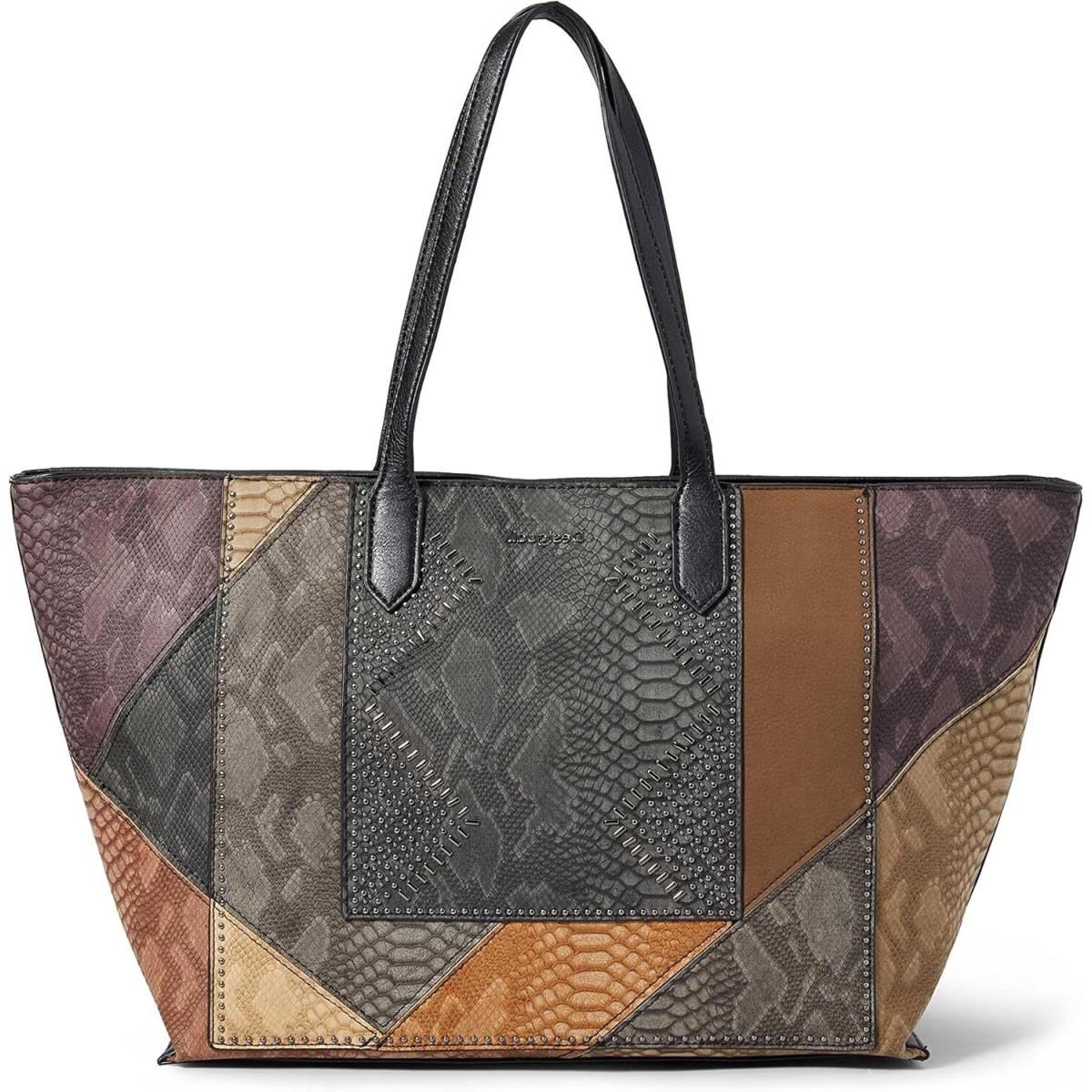 Desigual Shopping Bag Brown