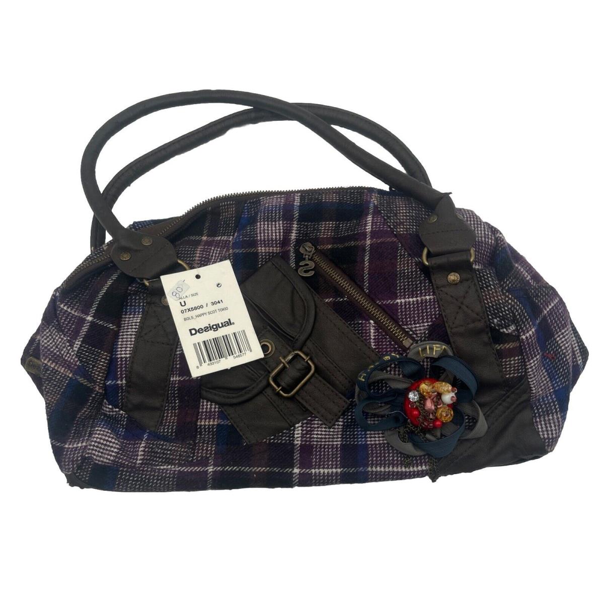 Desigual Designer Handbag Bols Happy Scot Tokio Bag