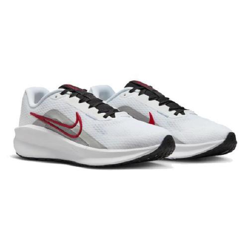 Nike Men`s Breathable Running Sneakers Medium Extra Wide 4E White Red