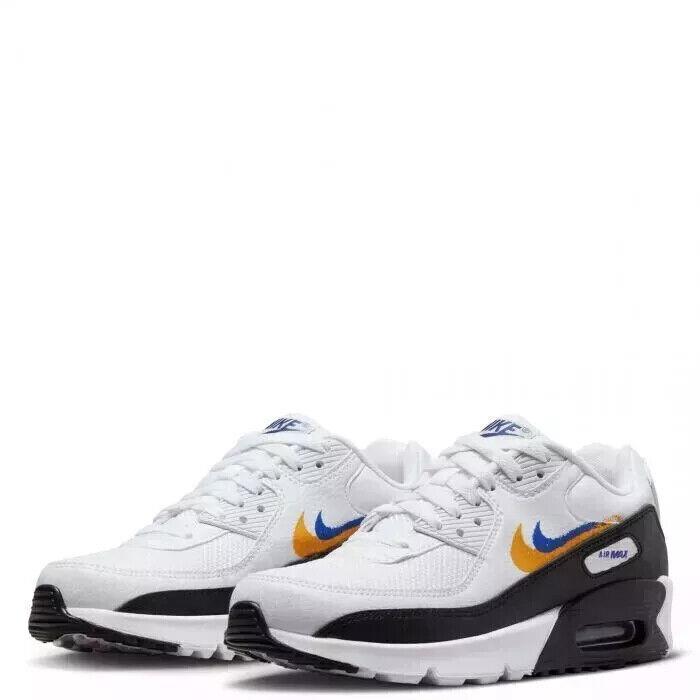 Nike Air Max 90 GS NN FJ4592-100 Sneakers Big Kids White Running Shoes NR9547 White