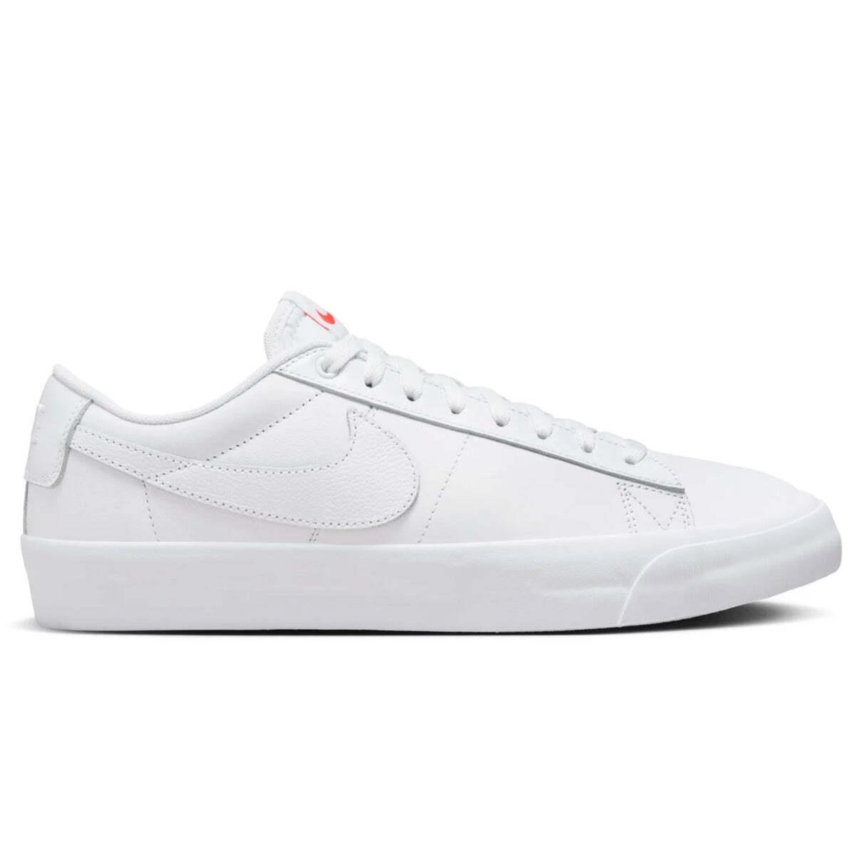 W Nike SB Men`s Blazer Low GT Orange Label - White/white DR9099-101 - White/White