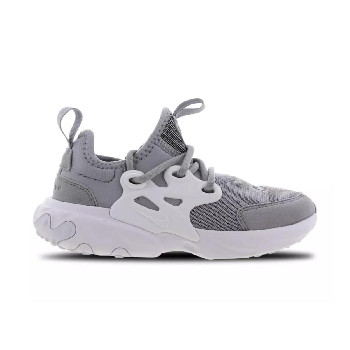 Nike RT Presto Wolf Grey/white BQ4003-002 Pre-school Size 12Y Medium