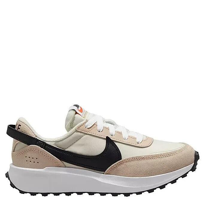 Nike Waffle Debut Retro Women`s Suede Athletic Low Top Shoes Sneaker - Ivory