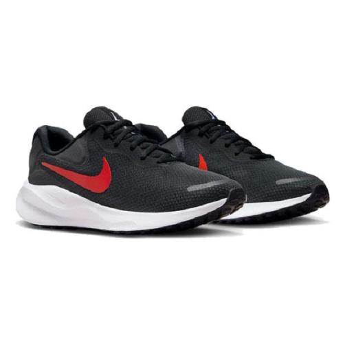 Nike Men`s Breathable Running Sneakers Medium Extra Wide 4E Black Red
