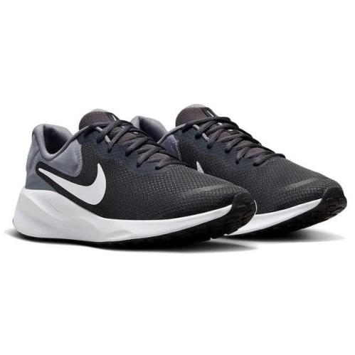 Nike Men`s Breathable Running Sneakers Medium Extra Wide 4E Black White Gray