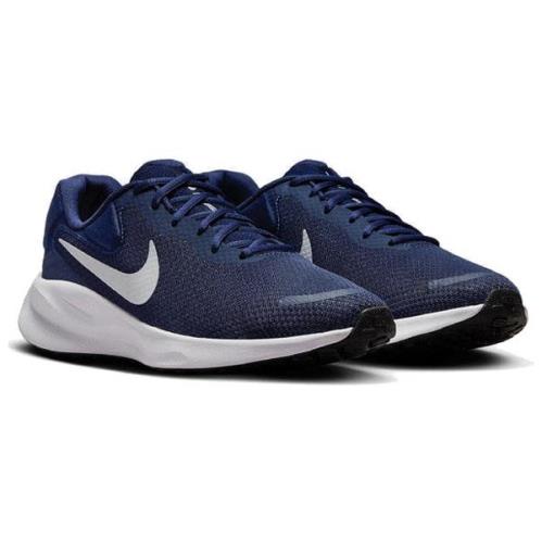 Nike Men`s Breathable Running Sneakers Medium Extra Wide 4E Navy