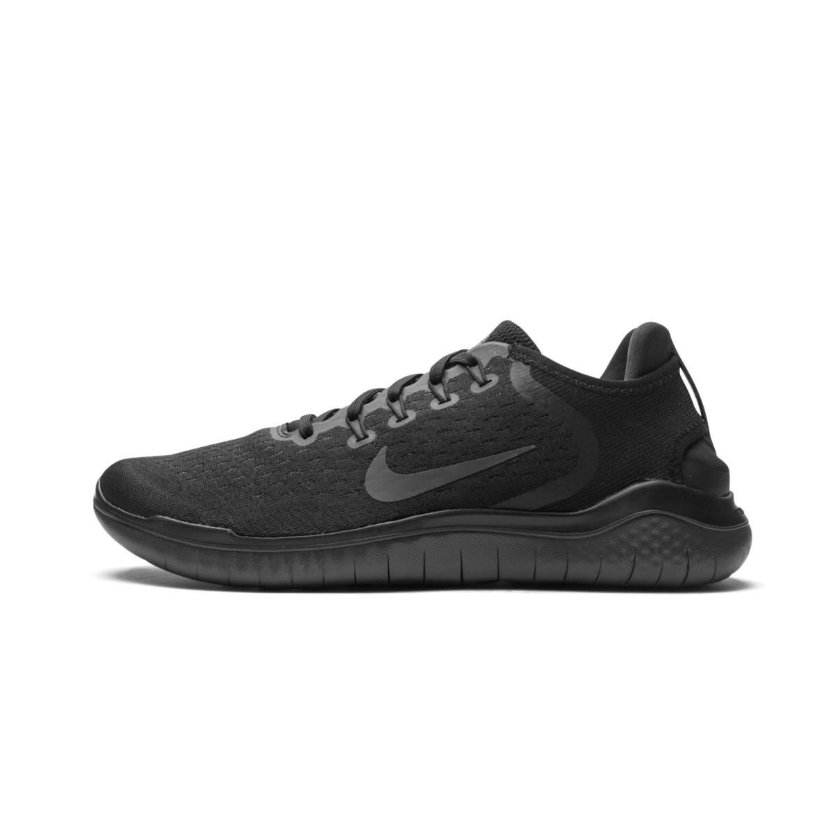 Nike Men`s Free Run 2018 Black/anthracite Running Shoes 942836-002 - Black