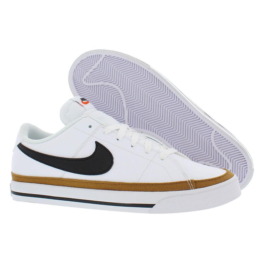 Nike Court Legacy NN Unisex Shoes - White/Black/Desert Ochre, Main: Black