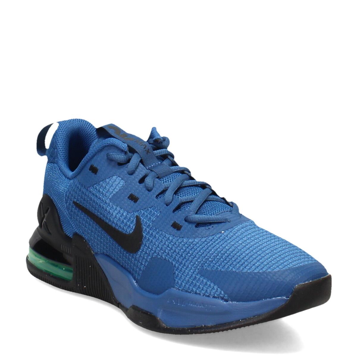 Men`s Nike Air Max Alpha Trainer 5 Sneaker DM0829-403 Blue/green Mesh - Blue/Green