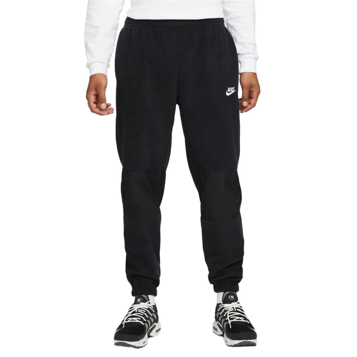 Men`s Nike Black Winterized Fleece Jogger Pants DQ4901 010