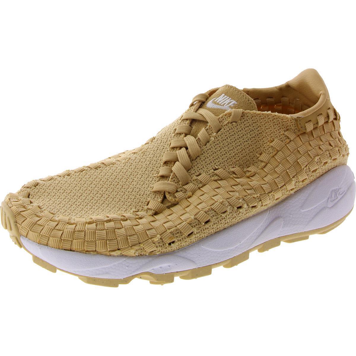 Nike Womens Air Footscape Woven Casual and Fashion Sneakers Shoes Bhfo 9539 - Sesame/Phantom White