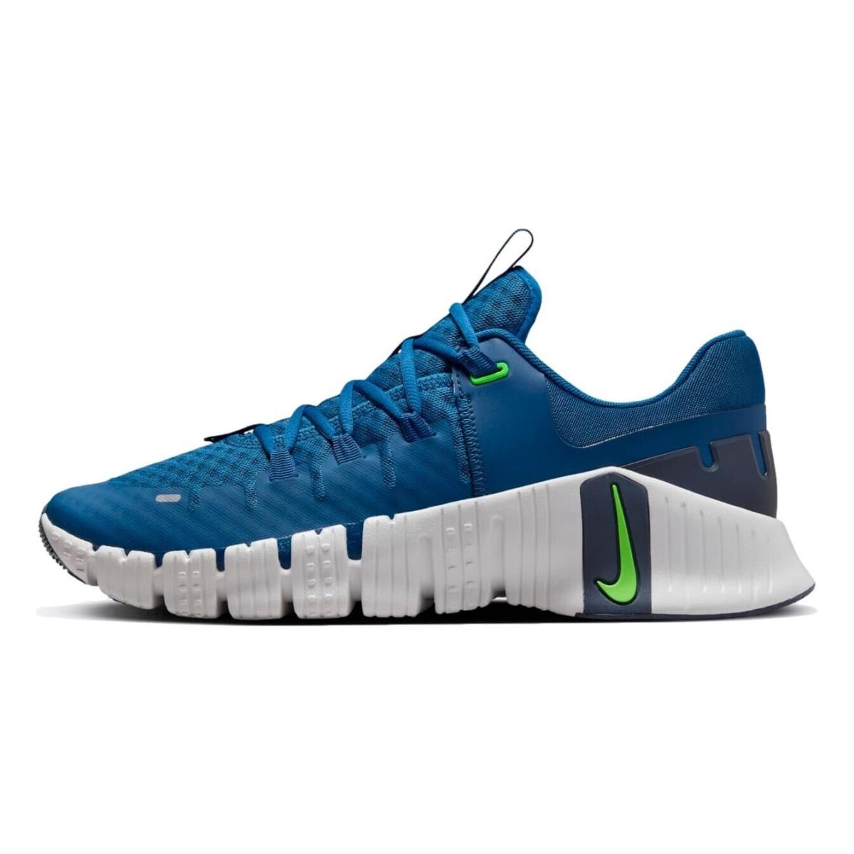 Nike Men`s Free Metcon 5 `court Blue` Training Shoes DV3949-401 - Blue