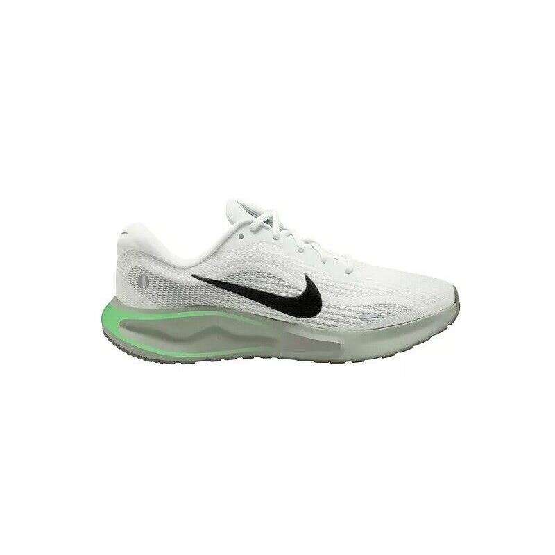 Nike Journey Run Men`s Grind Outsole Running Athletic Workout Gym Shoes Sneakers White/Jade-Black