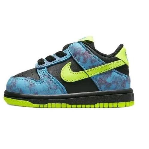 Toddler`s Nike Dunk Low SE 2 Multi-color/volt-black DV1697 900 - Multi-Color/Volt-Black