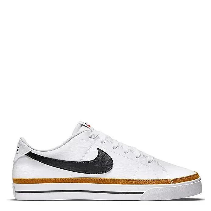 Nike Mens Court Legacy Low Sneaker Casual Shoes White - White