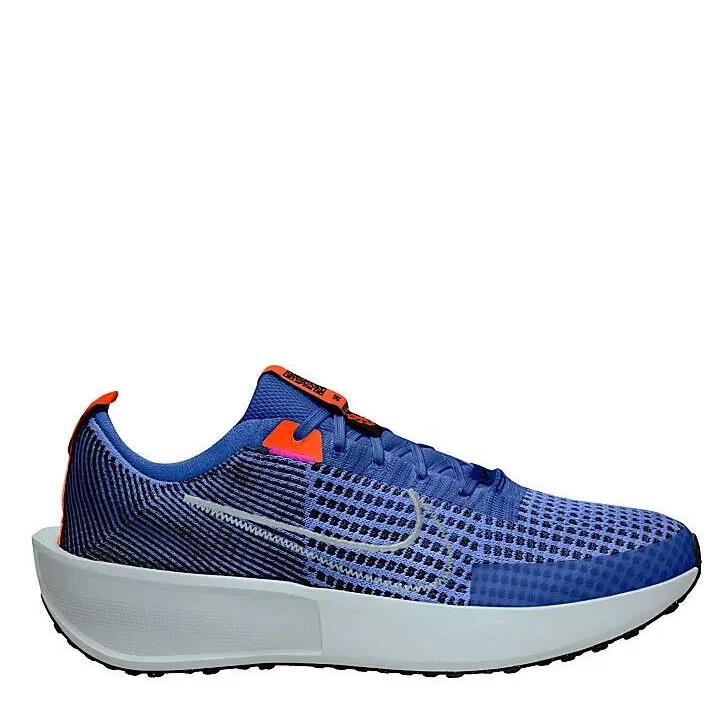 Nike Mens Flyknit Interact Light Weight Run Running Training Blue