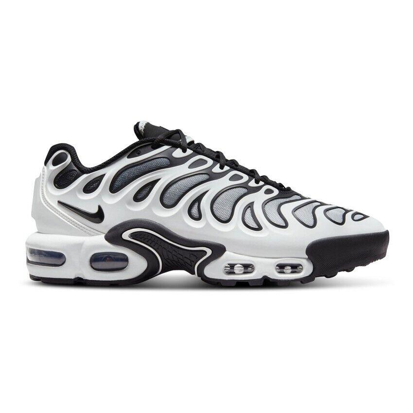 Women`s Nike Air Max Plus Drift Shoes Sneakers Size FV4081-102 - Summit White / Black