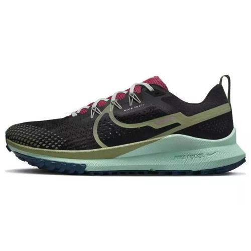 Nike Mens React Pegasus Trail 4 Hiking Shoes DJ6158 004 - BLACK/ALLIGATOR CANYON RUST