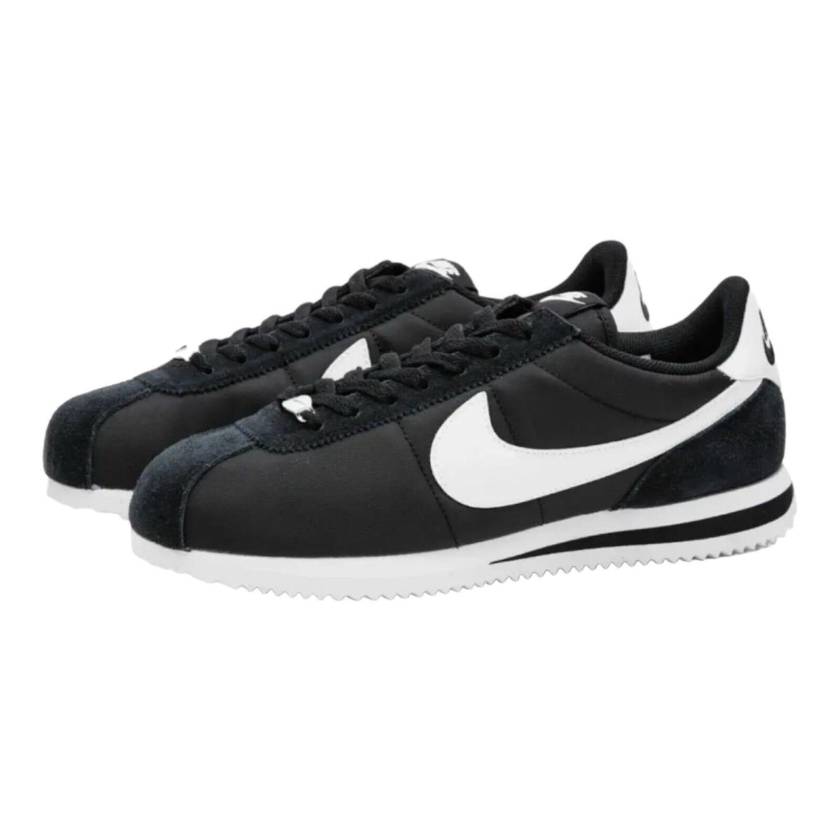 Women s Size 8 Nike Cortez Casual Shoe Black White DZ2795-001 - Black