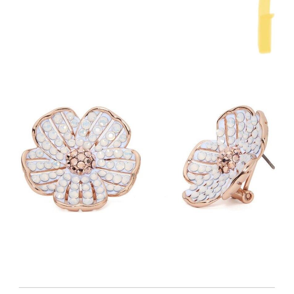 Kate Spade Flower Stud Earrings Glistening Petals JK1