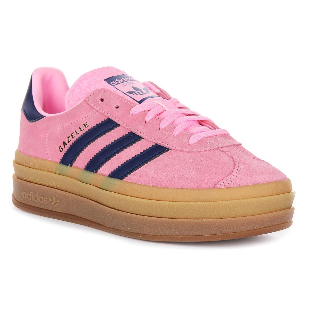 Adidas Gazelle Bold 3 Layers Gum Sole Womens Sneakers Pink Purple US 6.5 - 8 - PINK PURPLE