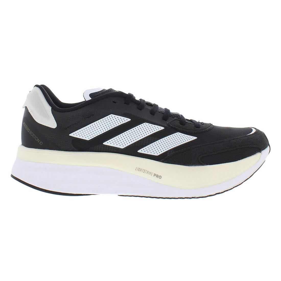 Adidas Adizero Boston 10 Mens Shoes - Black/Grey, Main: Black