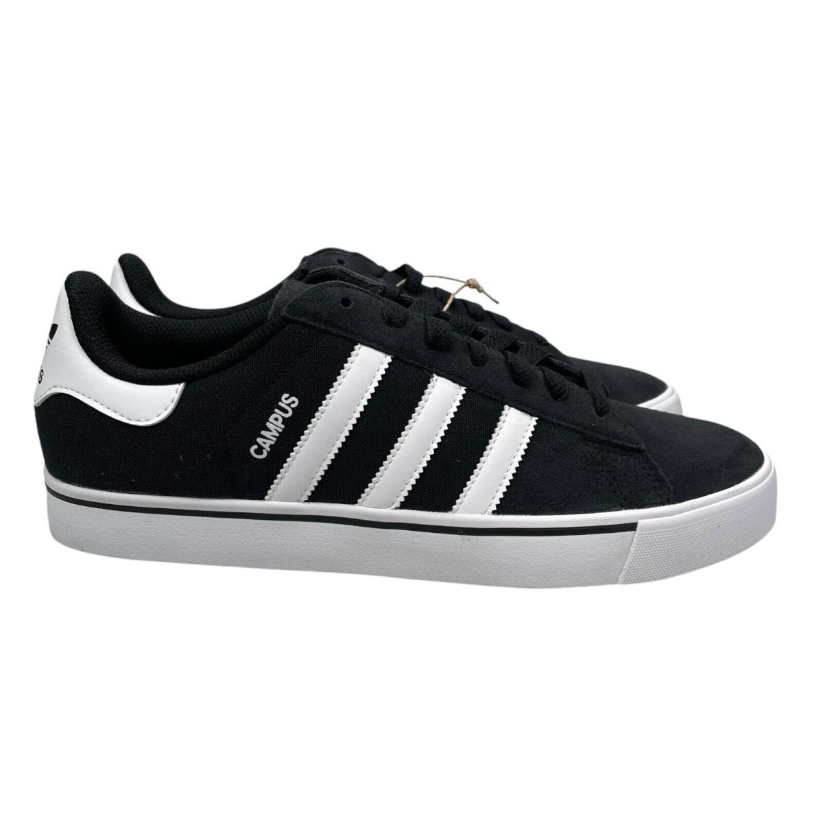 Adidas Campus Vulc Core Black Cloud White Shoes ID1372 Men`s Sizes 9.5 - 10 - Black