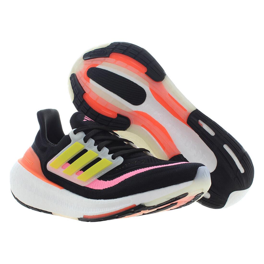 Adidas Ultraboost Light Womens Shoes - Core Black/Bright Yellow/Footwear White, Main: Black