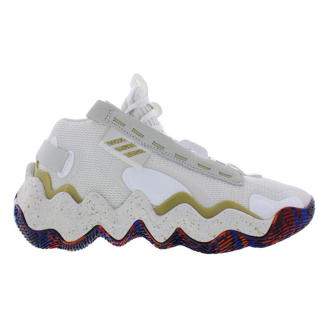 Adidas Exhibit B Mid Womens Shoes - White/Gold, Main: White