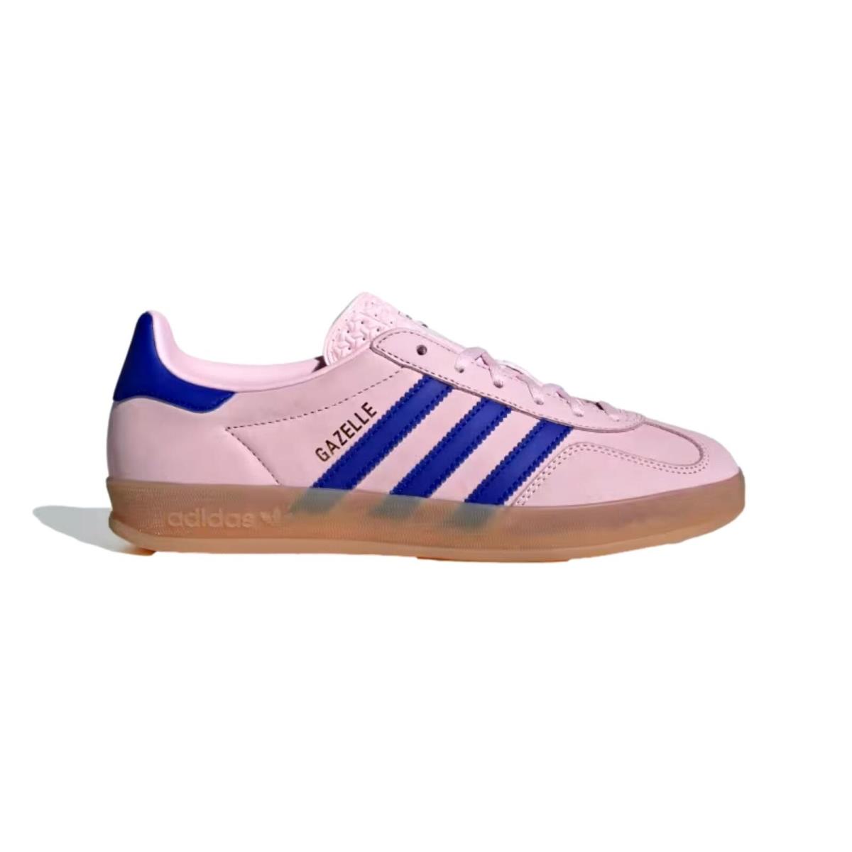 Adidas Gazelle Indoor Clear Pink/lucid Blue-gum JI1371 Women`s