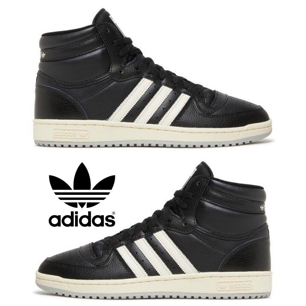 Adidas Originals Top Ten RB Men`s Sneakers Comfort Casual Shoes Black Cream 12