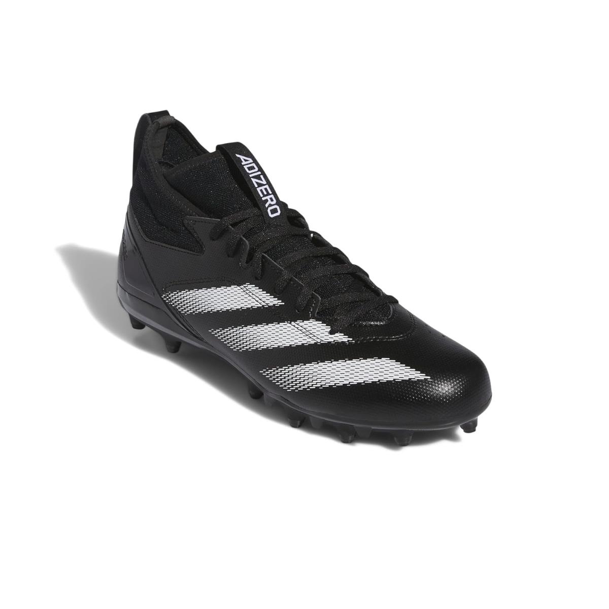 Man`s Shoes Adidas Adizero Impact.2 American Football Cleats - Black/White/Black