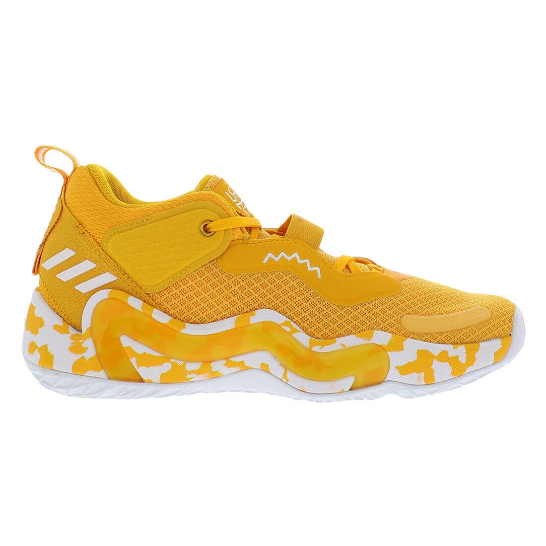 Adidas Sm D.o.n. Issue 3 Unisex Shoes - Yellow/White, Full: Yellow/White