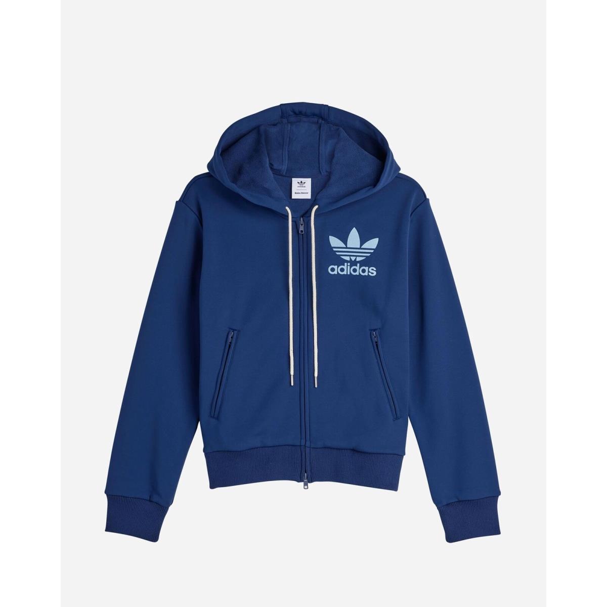 JJ2939 Mens Adidas Wales Bonner Track Hoodie `collegiate Navy`
