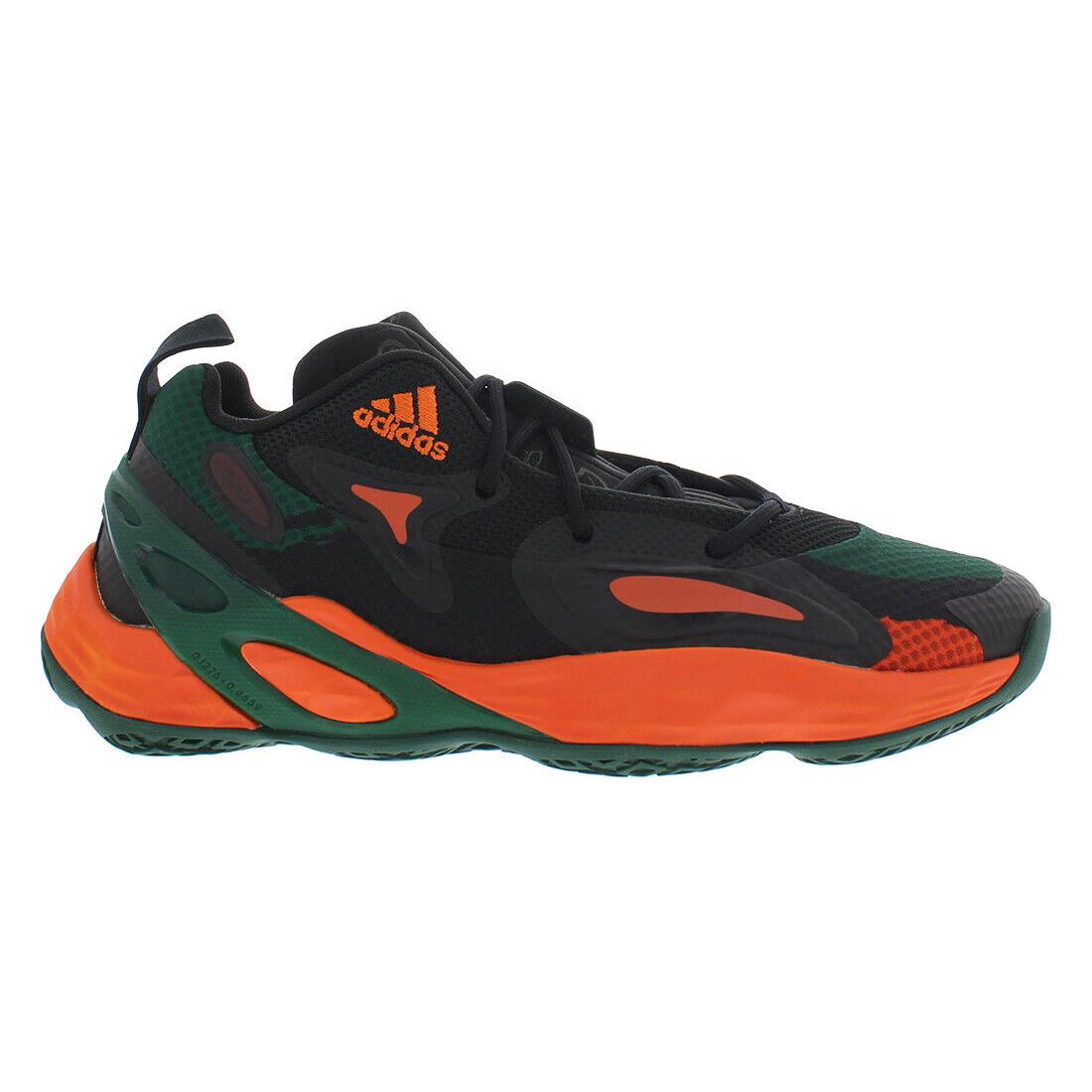 Adidas Sm Exhibit A Unisex Shoes - Black/Green/Orange, Main: Black