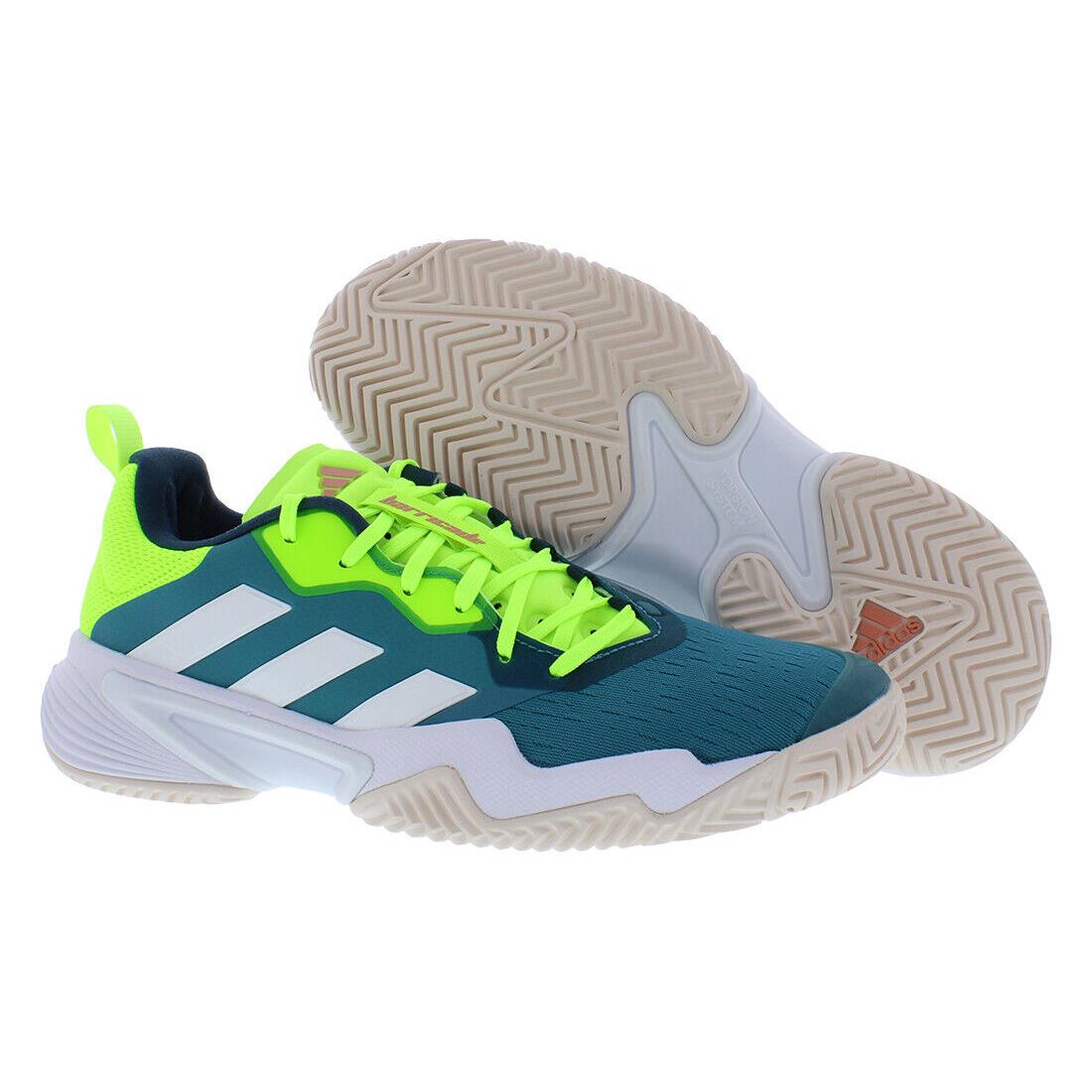 Adidas Barricade Womens Shoes - Arctic Fusion/Cloud White/Wonder Clay, Main: Green