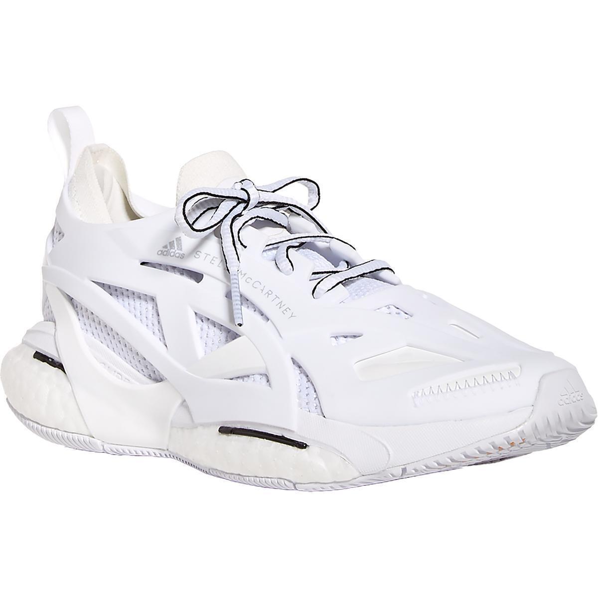 Adidas Stella Mccartney Womens Logo Running Training Shoes Sneakers Bhfo 0487 - White