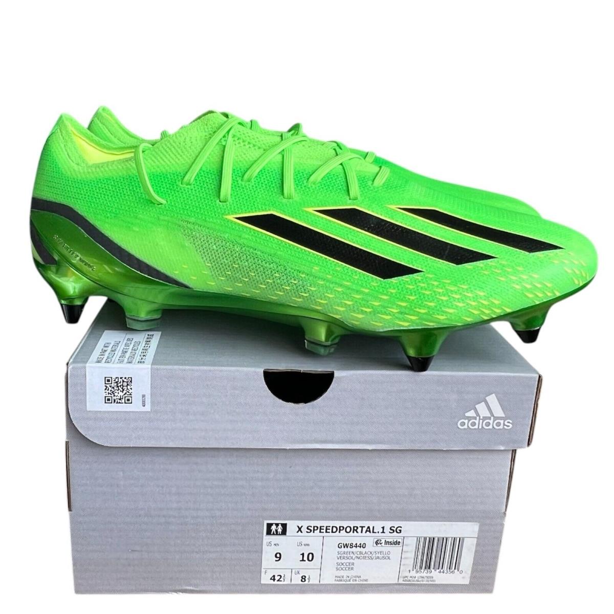 Adidas X Speedportal.1 SG Size 9 Men`s Soccer Cleats Game Data Pack GW8440