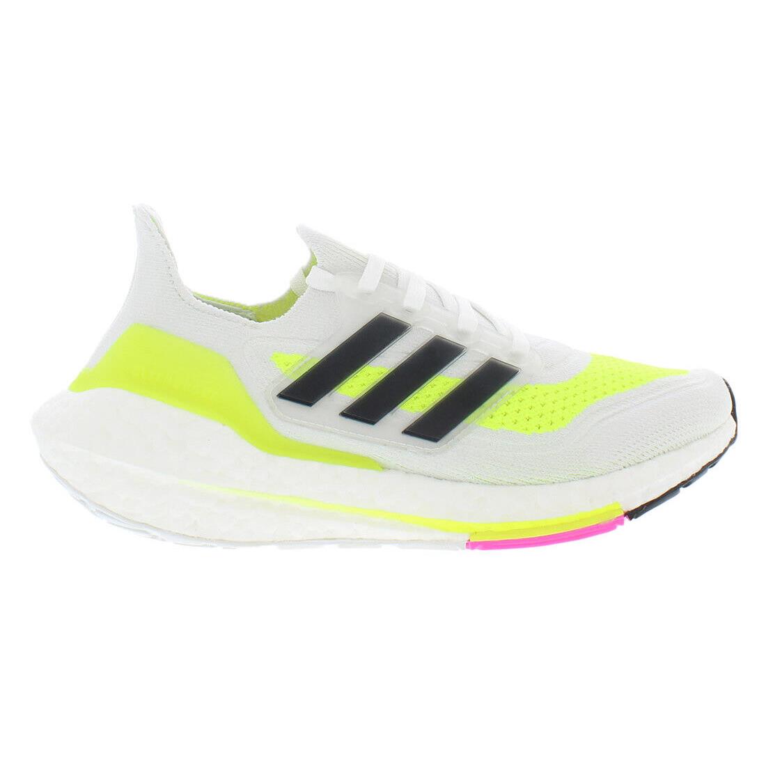 Adidas Ultraboost 21 Boys Shoes Size 7 Color: White/neon