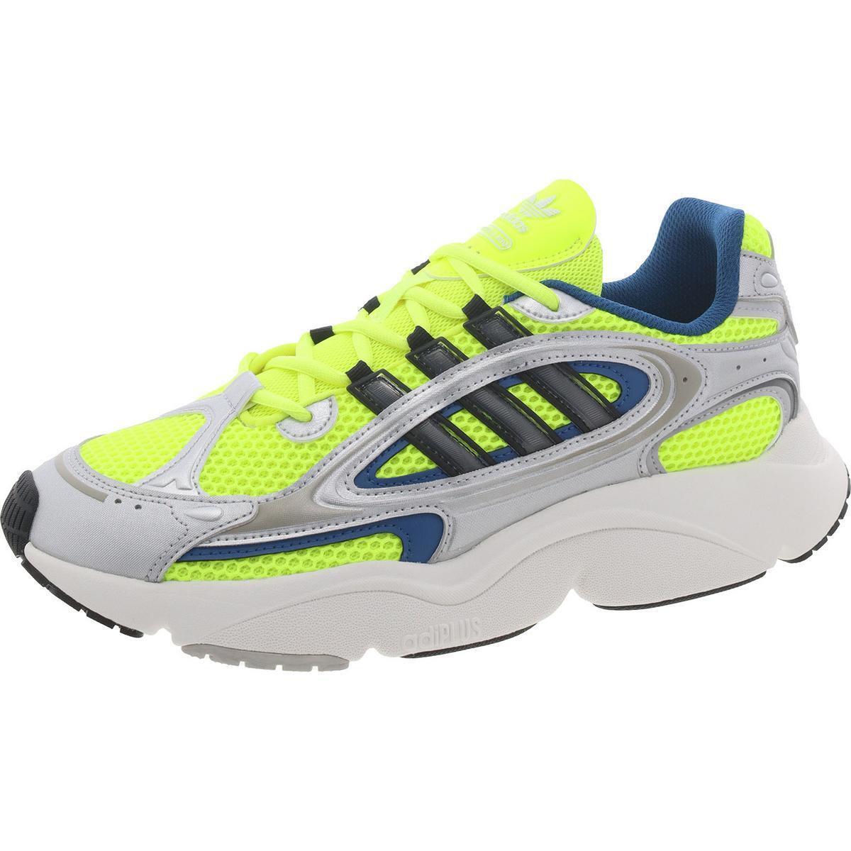 Adidas Mens Ozmillen Green Gym Running Training Shoes 11 Medium D Bhfo 9265 - Yellow/Silver Metallic/Core Black