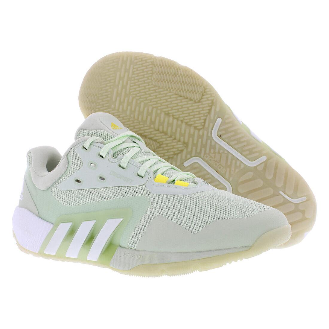 Adidas Dropset Trainer Womens Shoes Size 7 Color: Linen Green/cloud White/beam - Linen Green/Cloud White/Beam Yellow, Main: Green